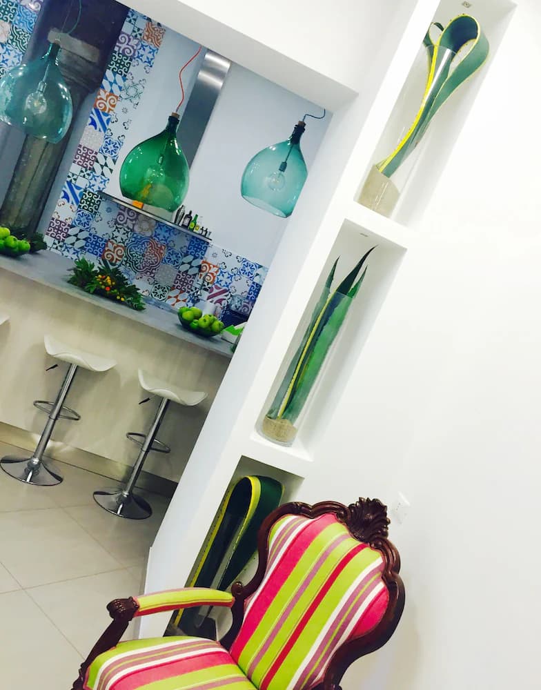 Lobby sitting area