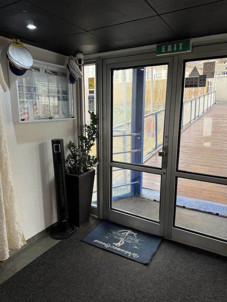 Interior entrance