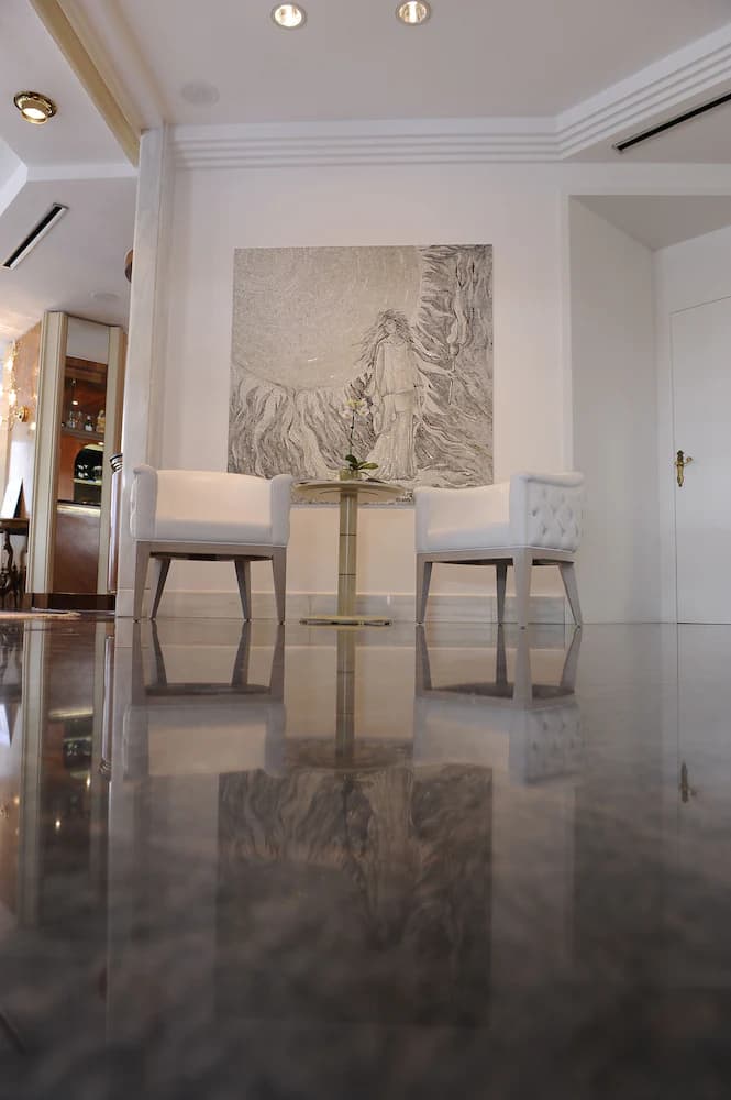 Lobby sitting area