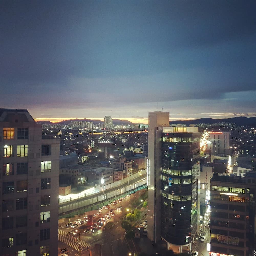 City view from property