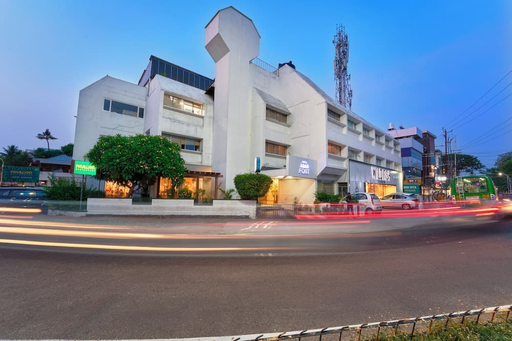 Front of property - evening/night
