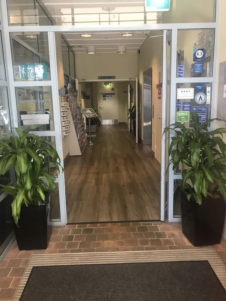 Interior entrance