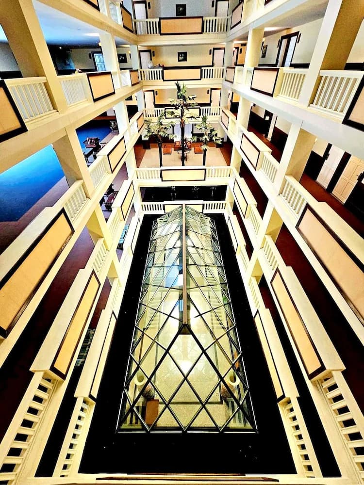 Interior entrance