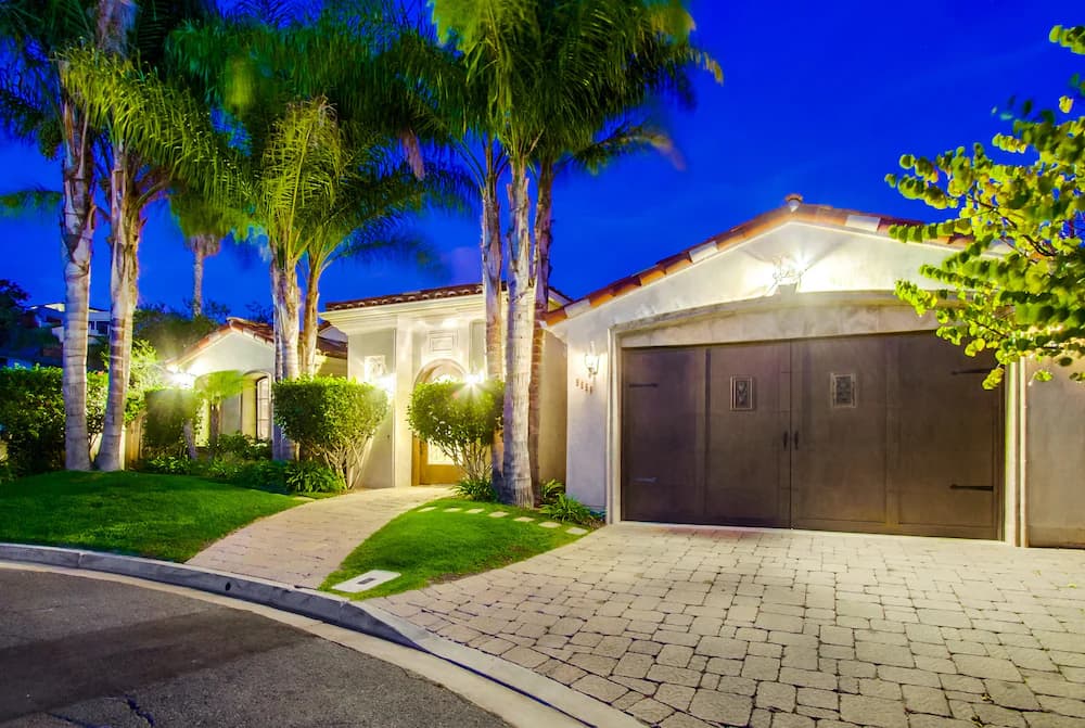Front of property - evening/night