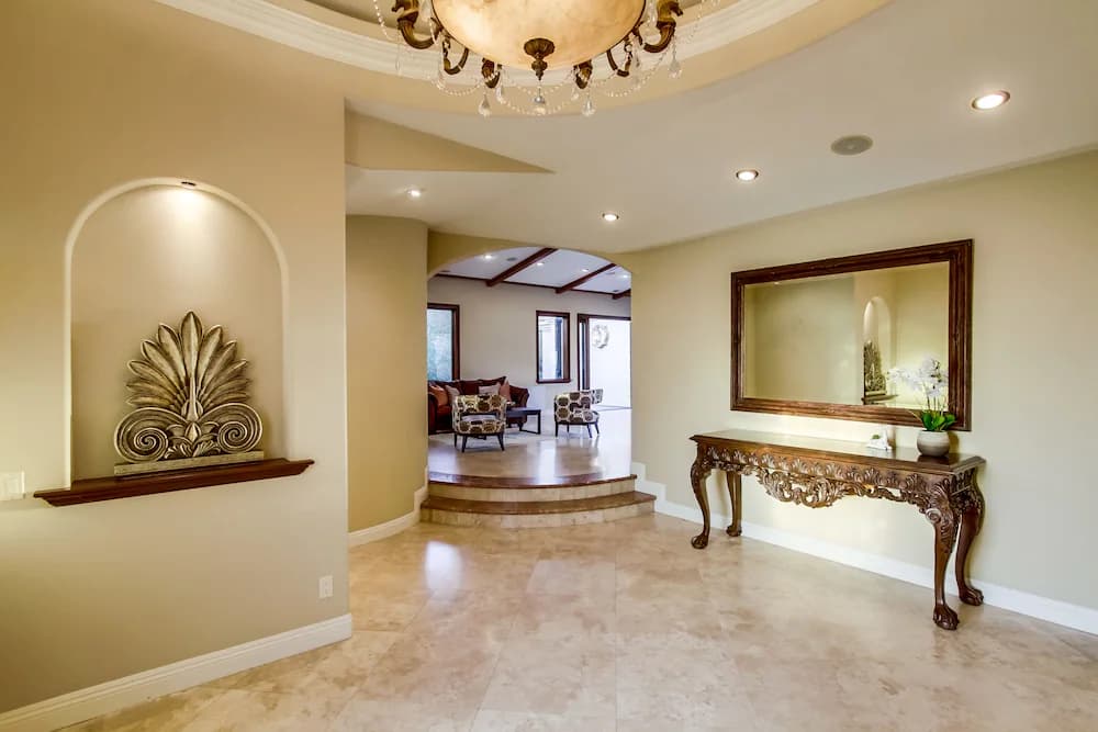 Interior entrance
