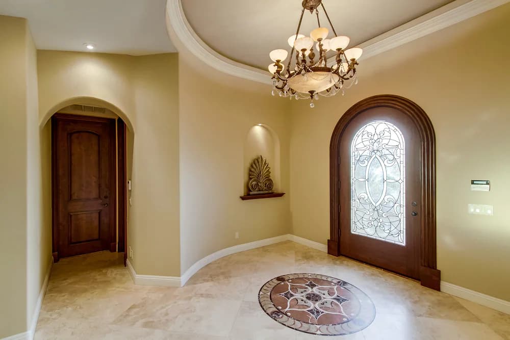 Interior entrance