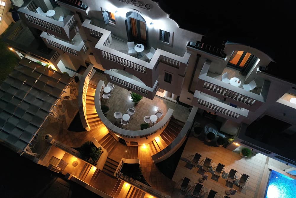 Front of property - evening/night