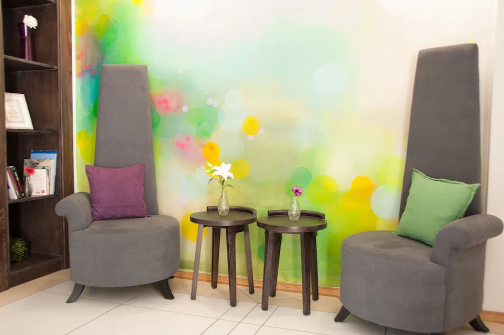 Lobby sitting area