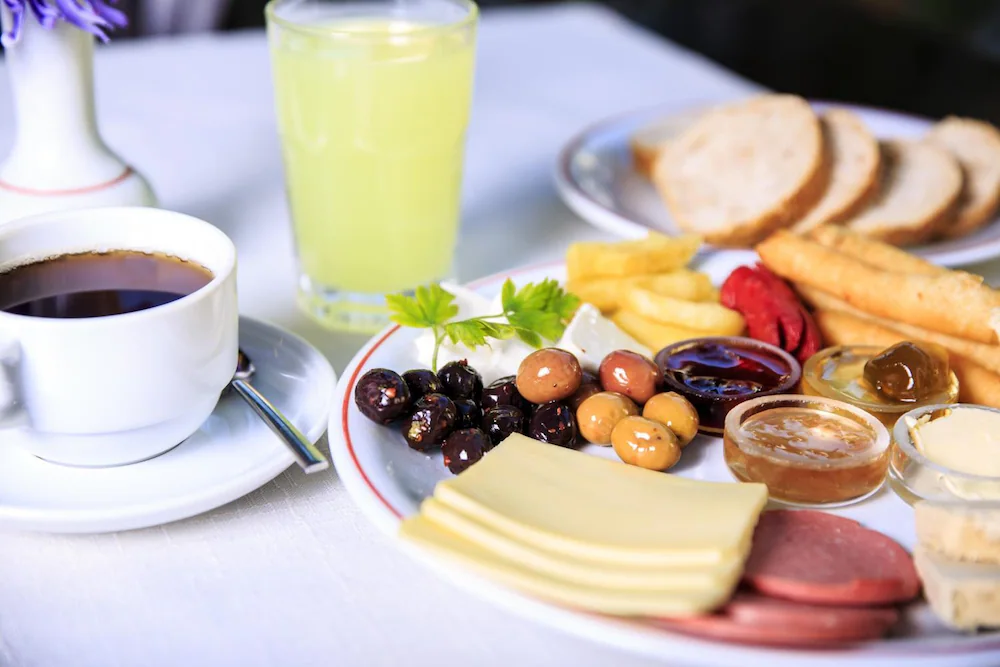 Breakfast buffet