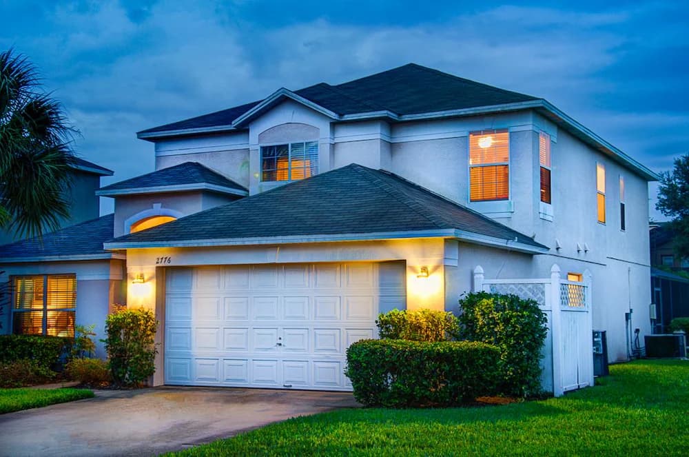 Front of property - evening/night