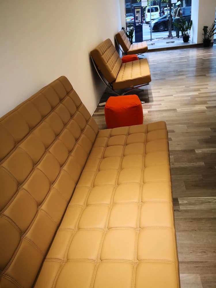 Lobby sitting area