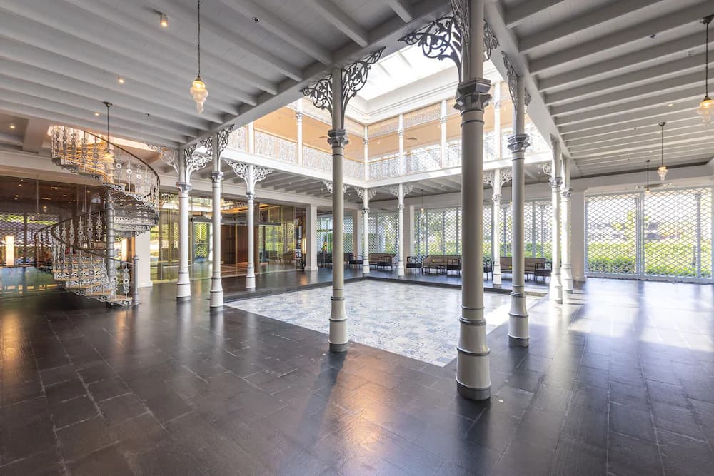 Interior entrance