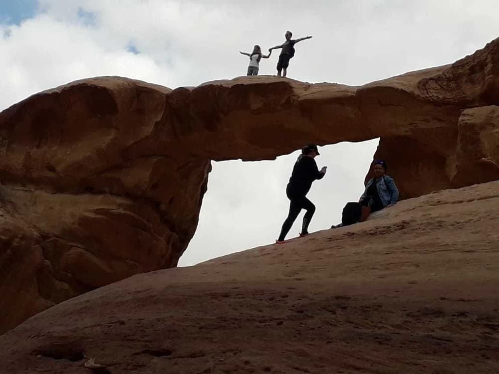 Outdoor rock climbing