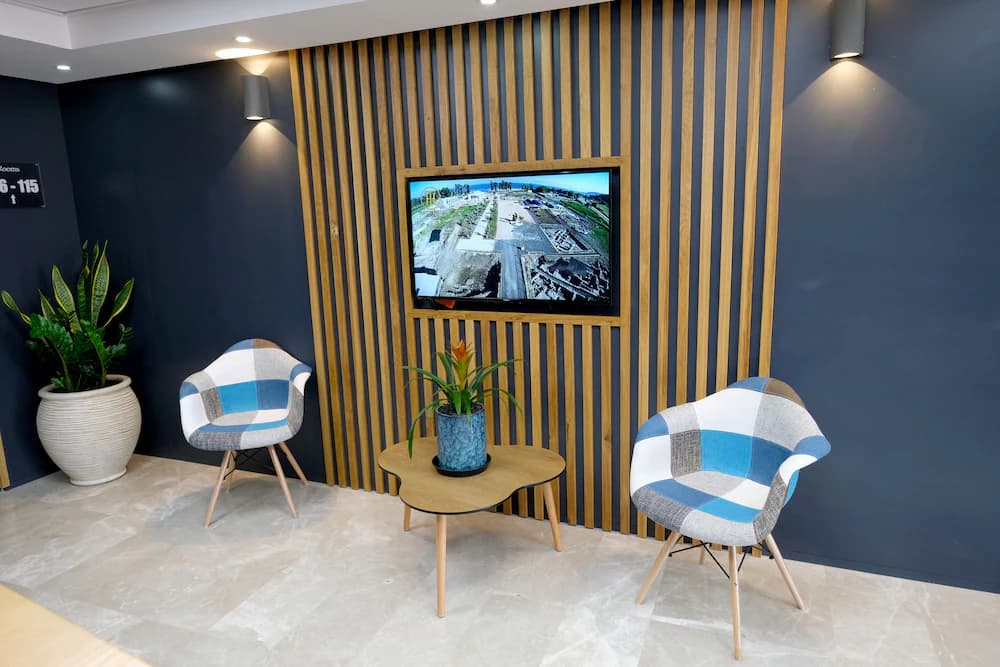 Lobby sitting area