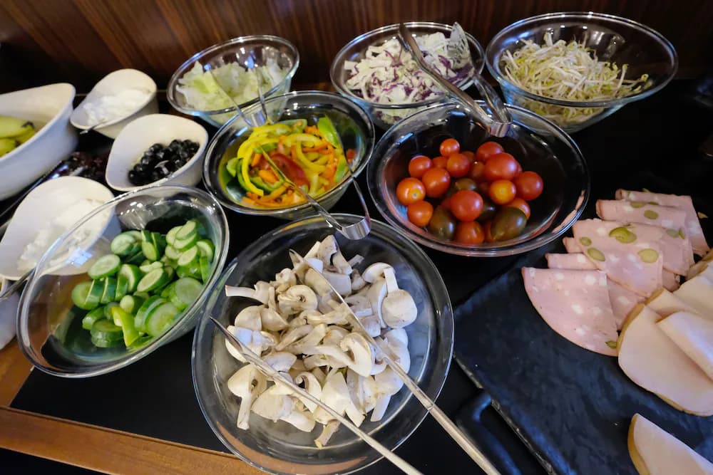 Breakfast buffet