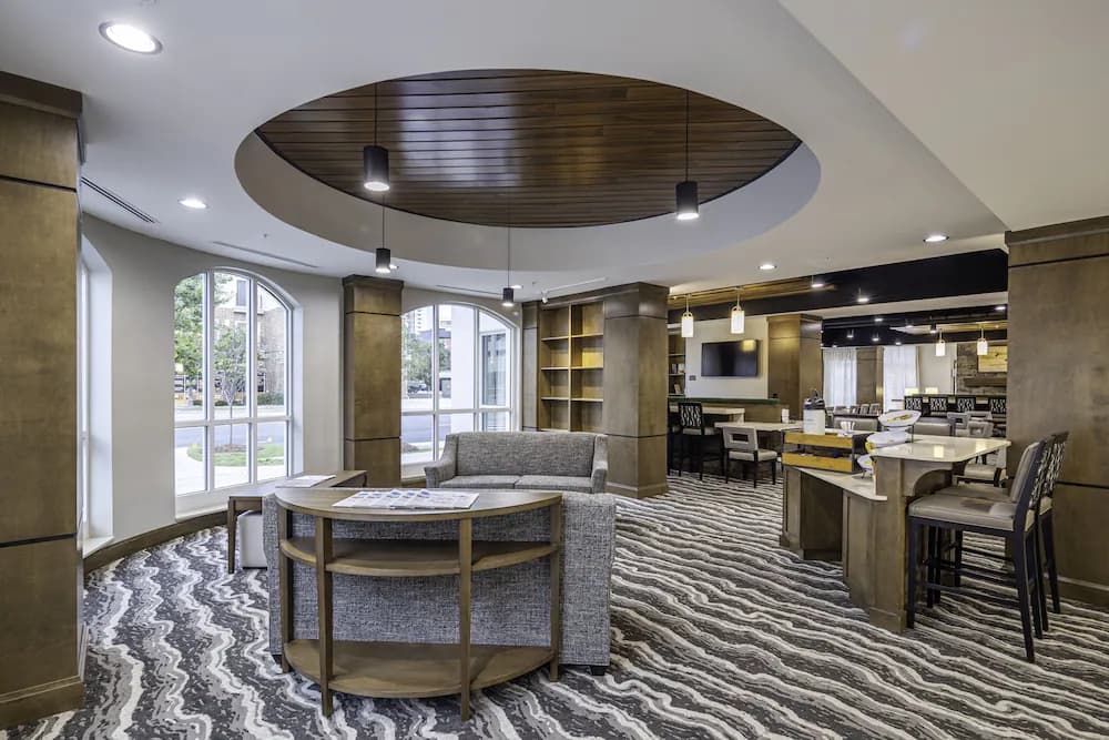 Lobby sitting area
