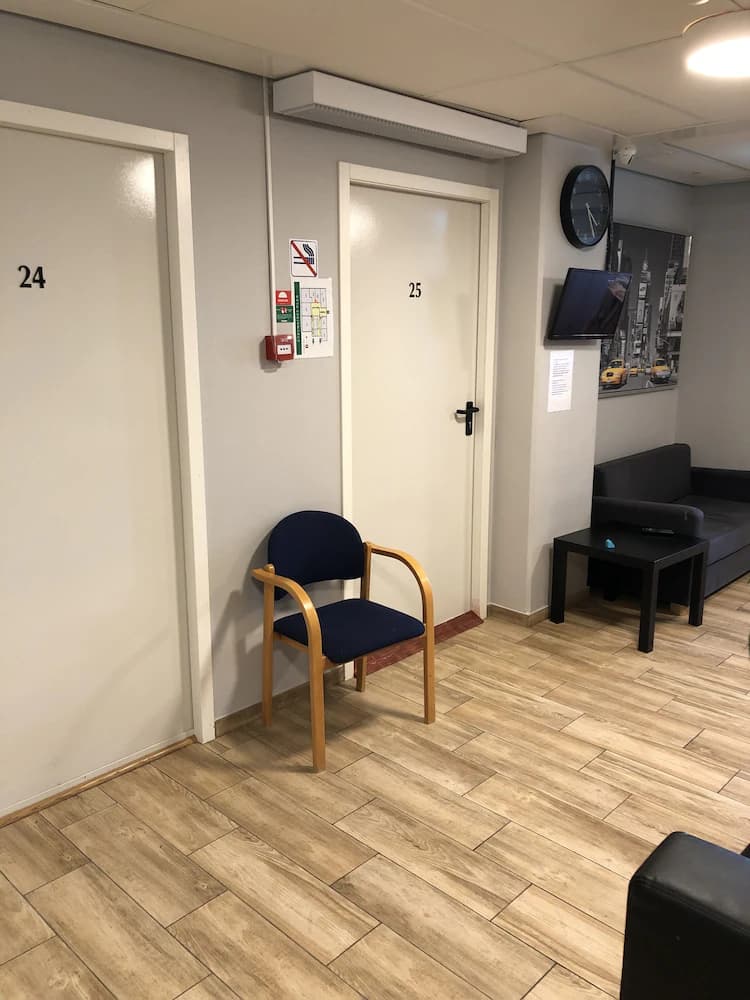Lobby sitting area