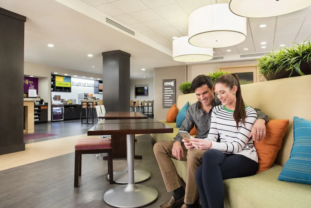 Lobby sitting area