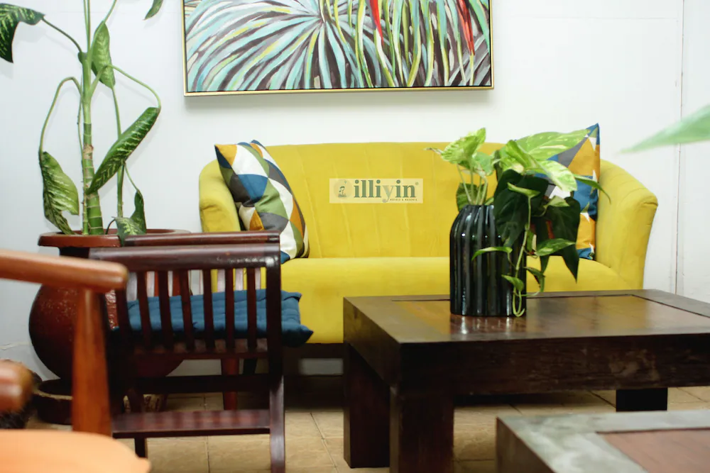 Lobby sitting area