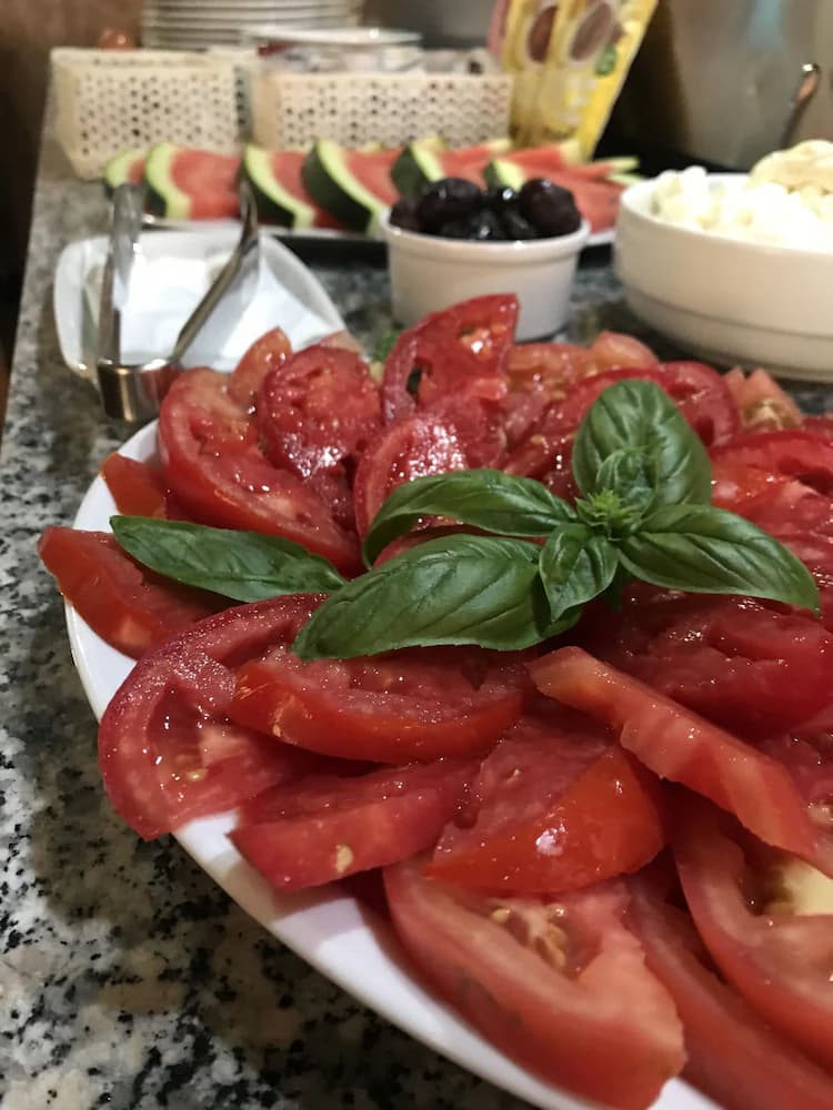 Breakfast buffet