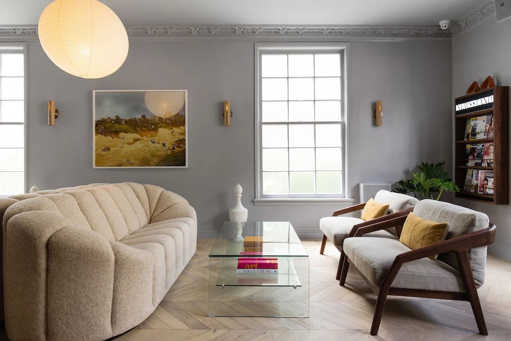 Lobby sitting area