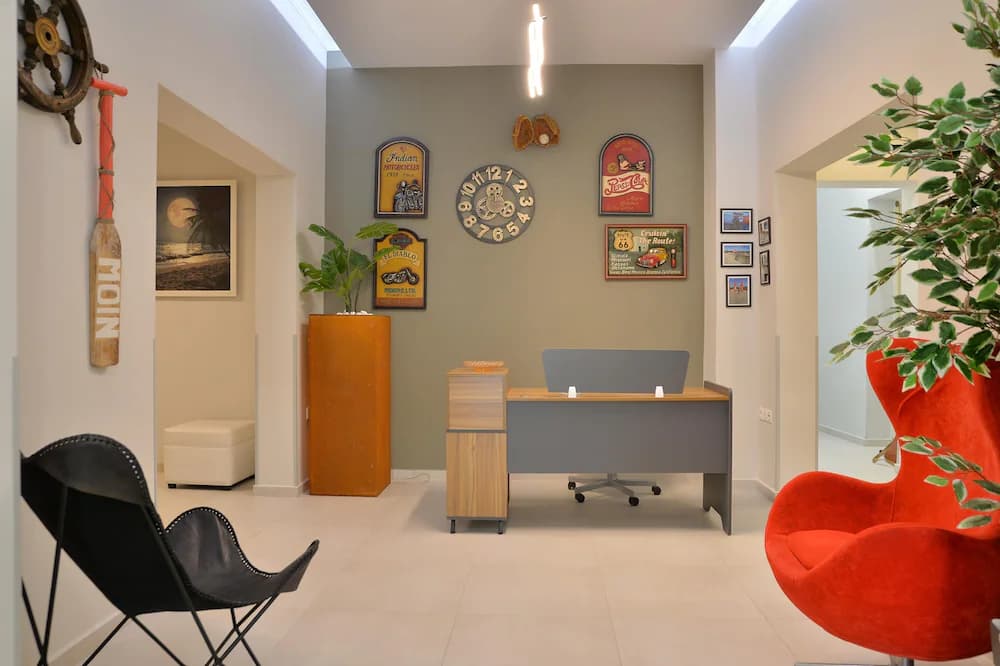 Lobby sitting area