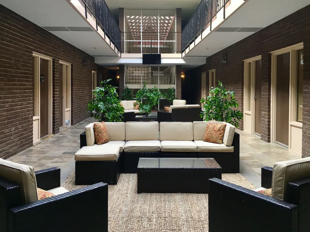 Lobby sitting area