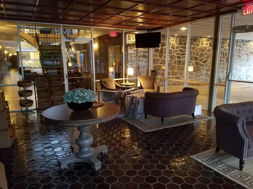 Lobby sitting area