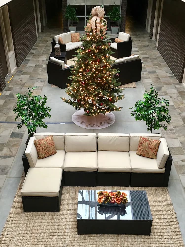 Lobby sitting area