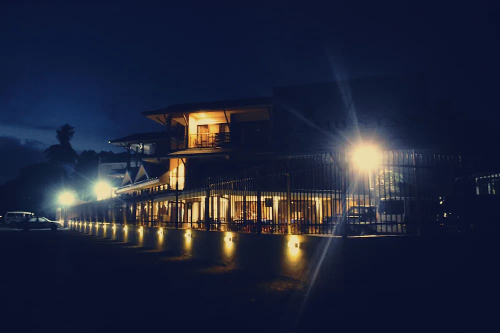Front of property - evening/night