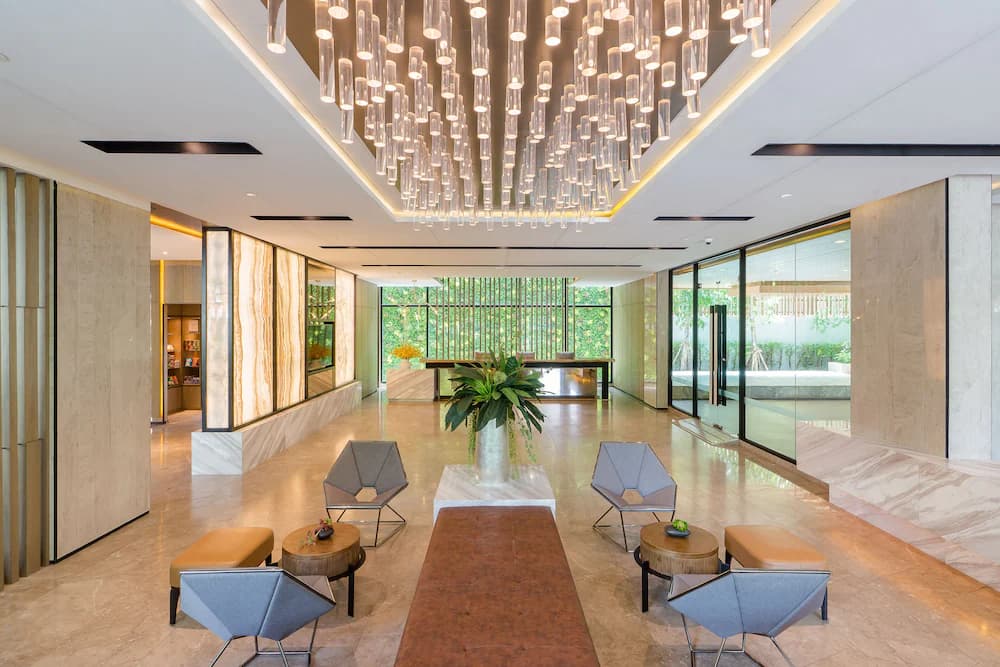 Lobby sitting area