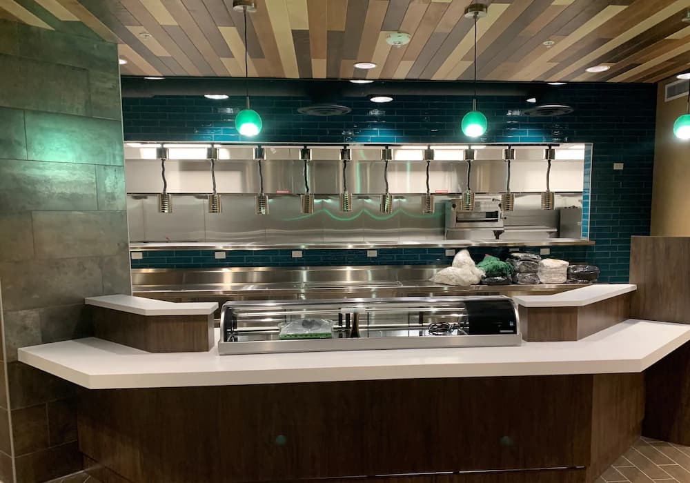 Breakfast area