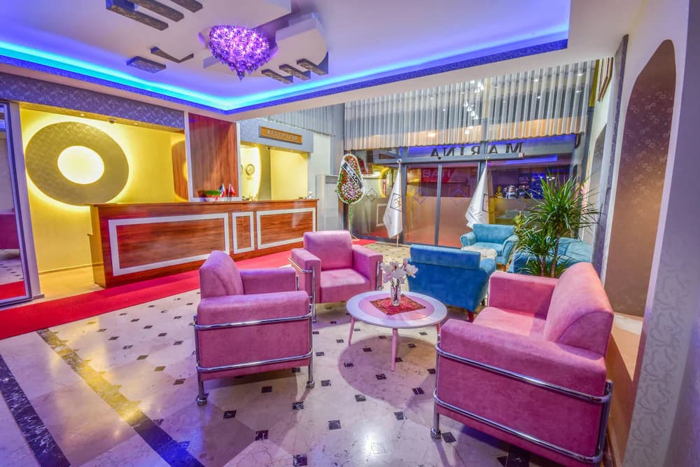 Lobby sitting area
