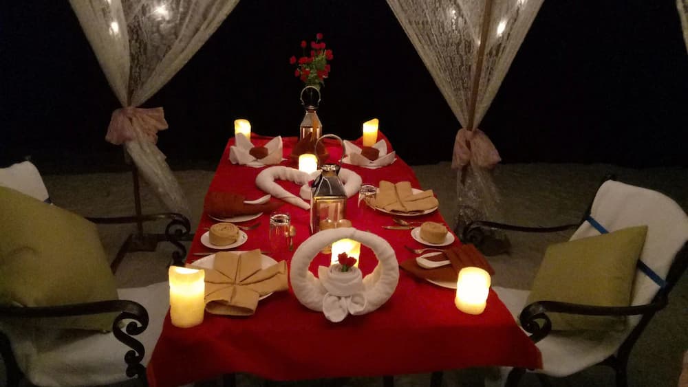 Couples dining
