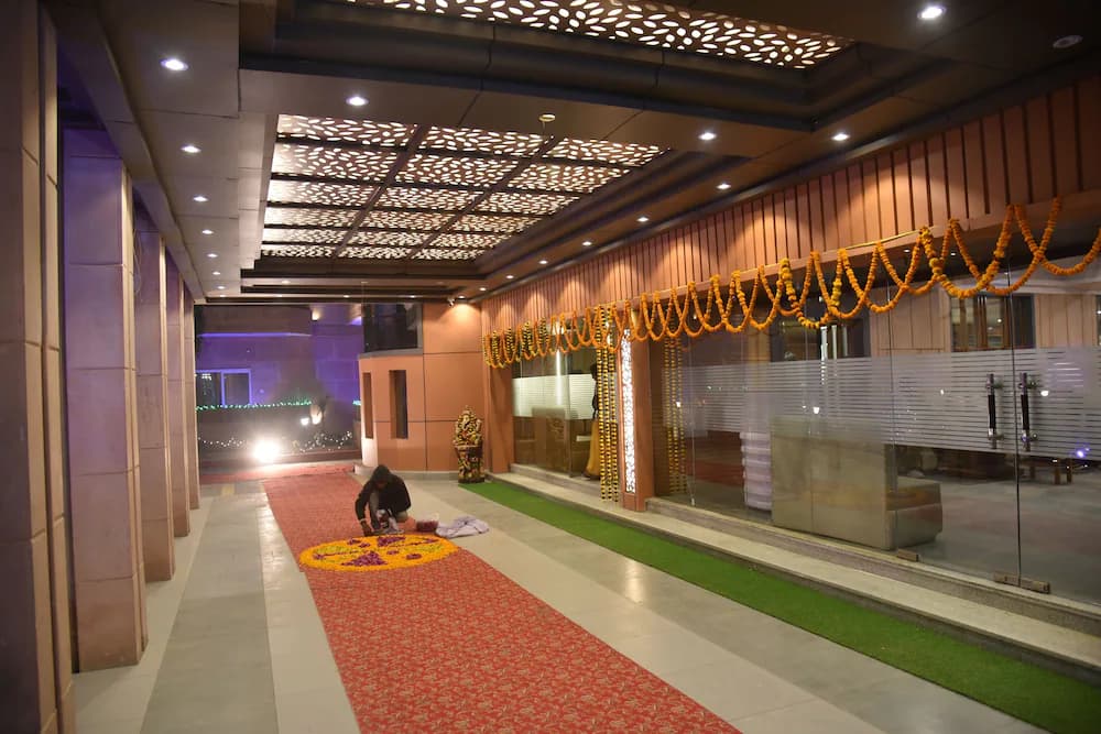 Interior entrance