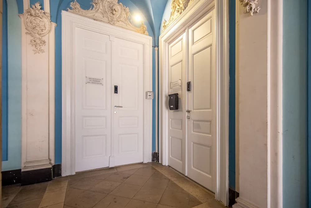 Interior entrance