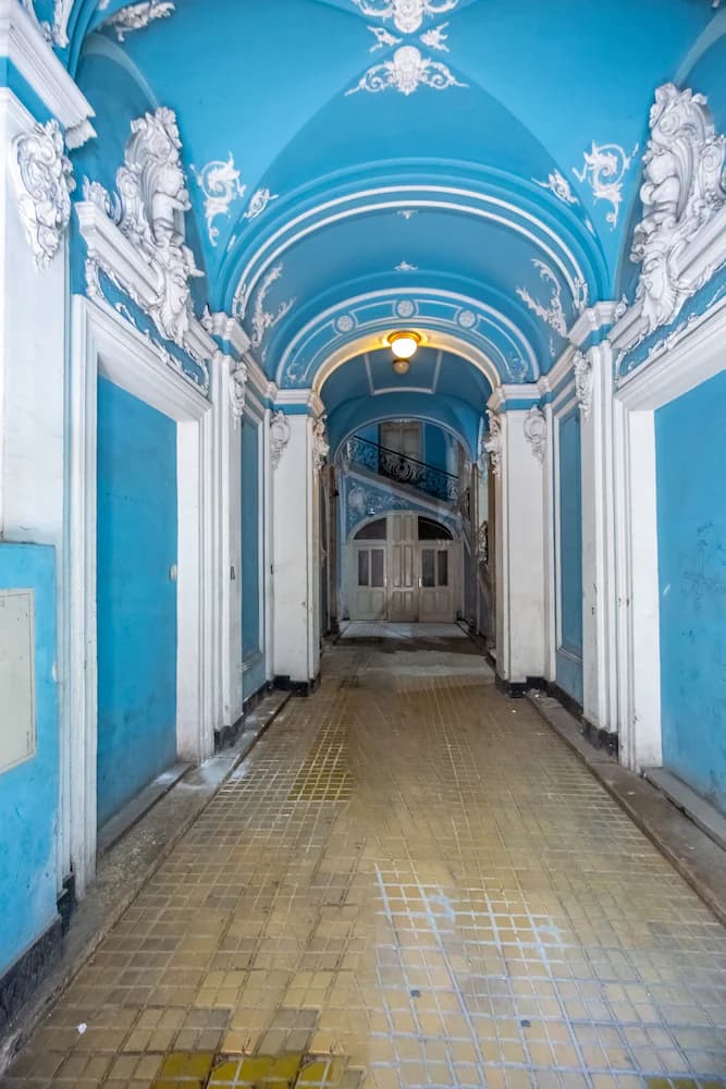 Interior entrance