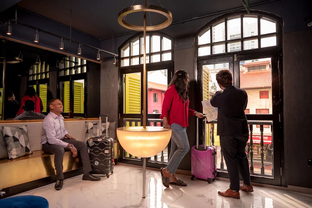 Lobby sitting area