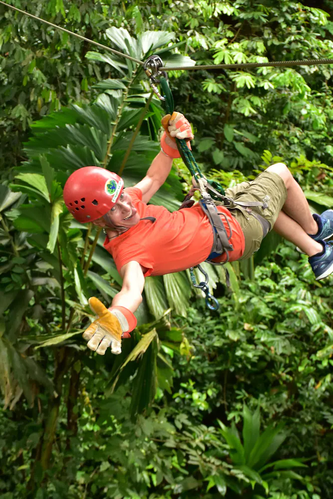 Ziplining