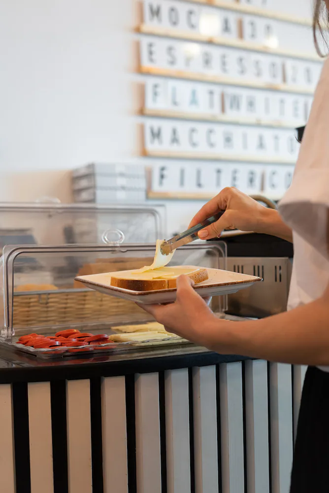 Breakfast buffet