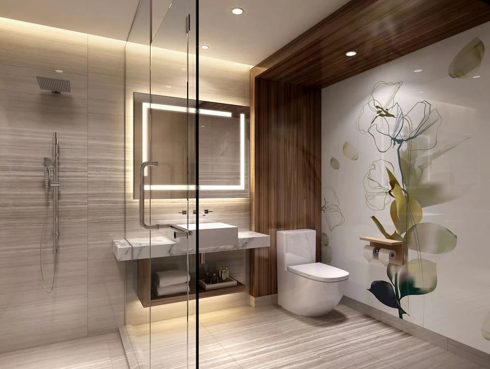 Bathroom shower
