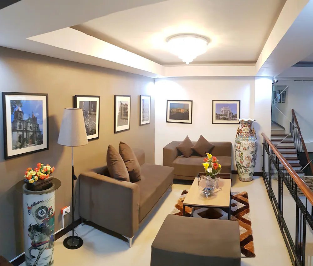 Lobby sitting area