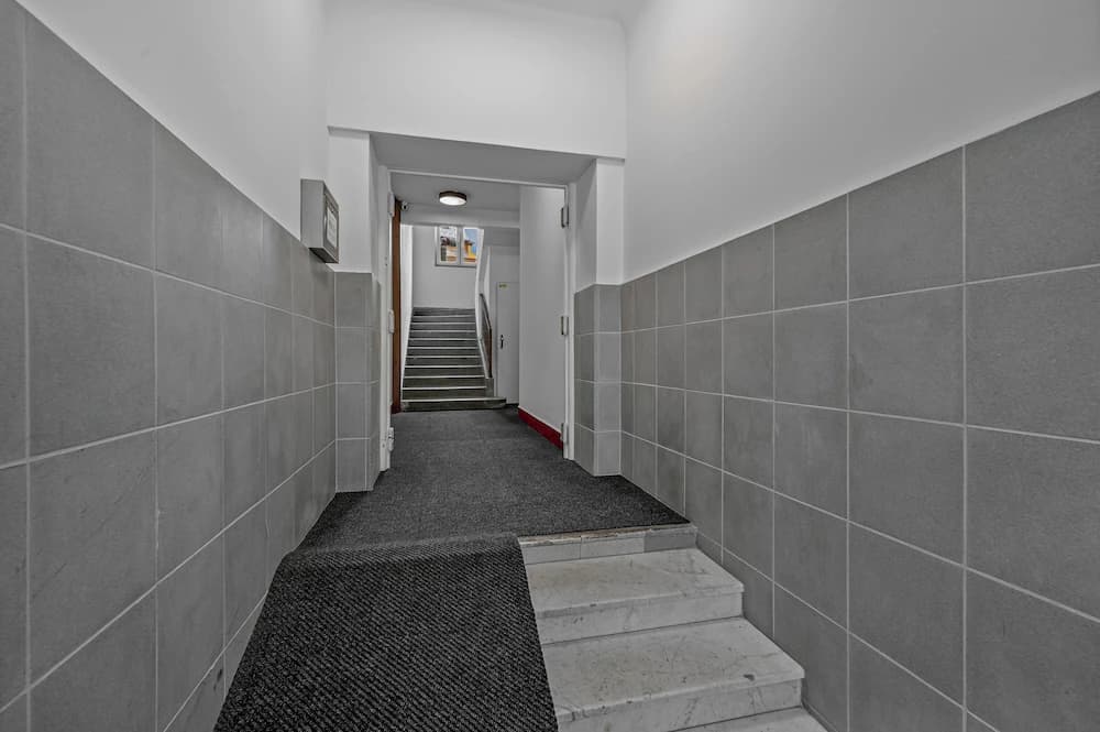 Interior entrance