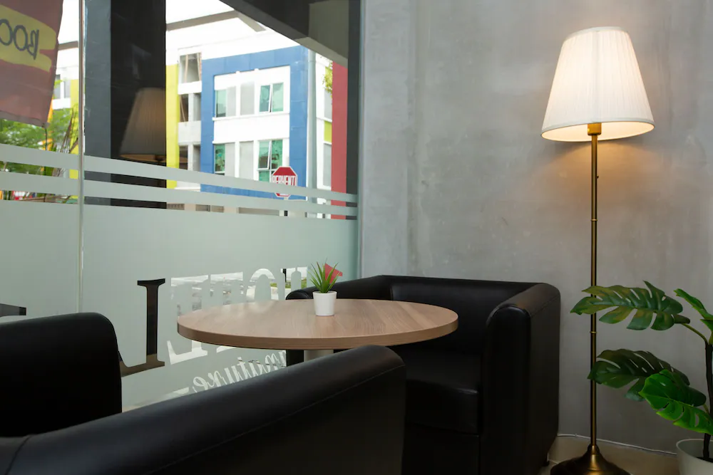 Lobby sitting area