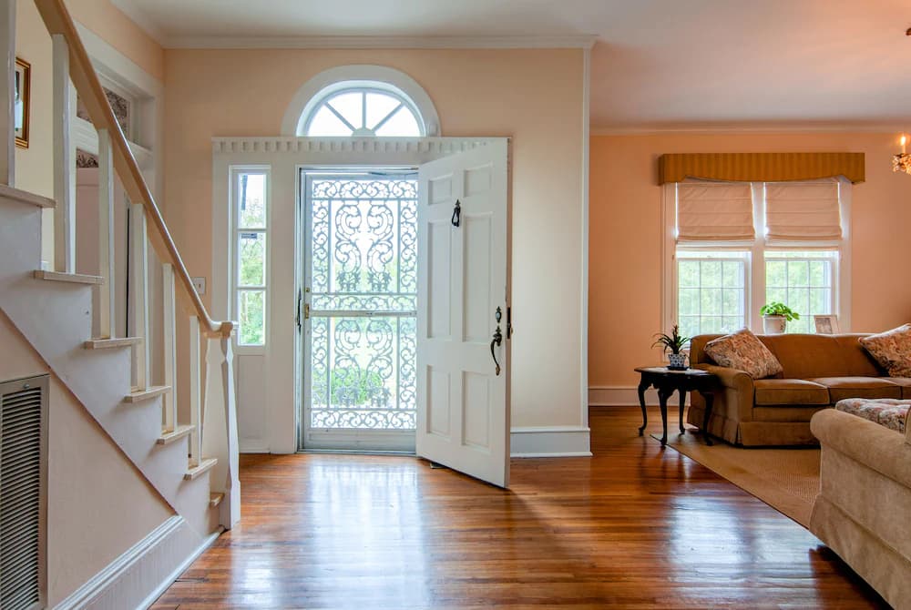 Interior entrance