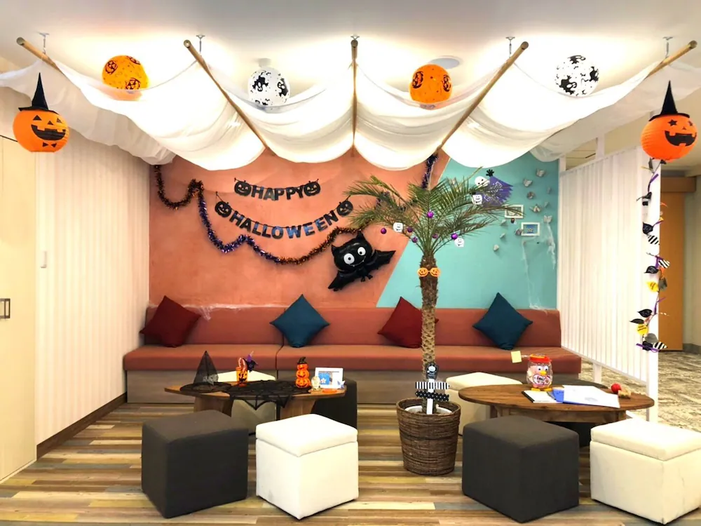 Lobby sitting area