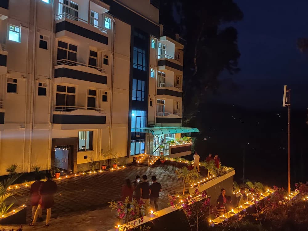 Front of property - evening/night