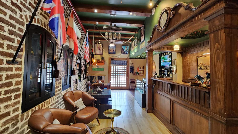 Lobby sitting area