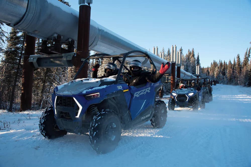 Snowmobiling