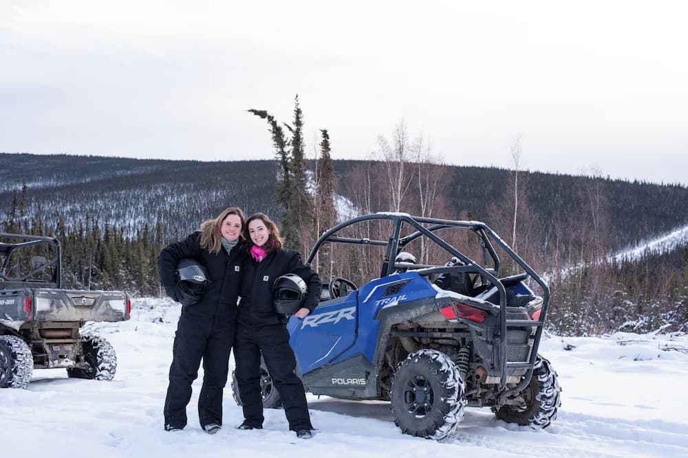 Snowmobiling